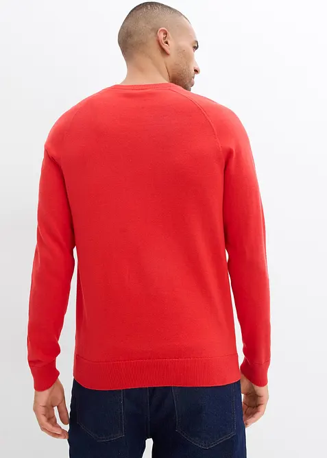 Maglione in filato fine di puro cotone (pacco da 2), bonprix