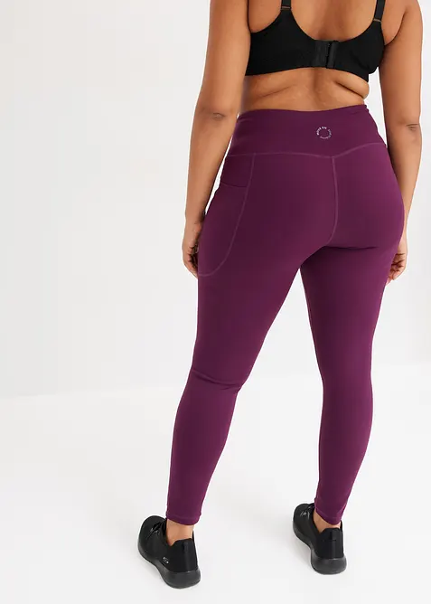 Leggings sportivi comodi con tasca per il cellulare, ad asciugatura rapida, bonprix