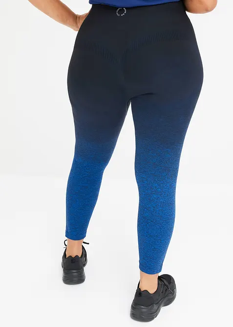 Leggings sportivi senza cuciture sfumati, ad asciugatura rapida, bonprix