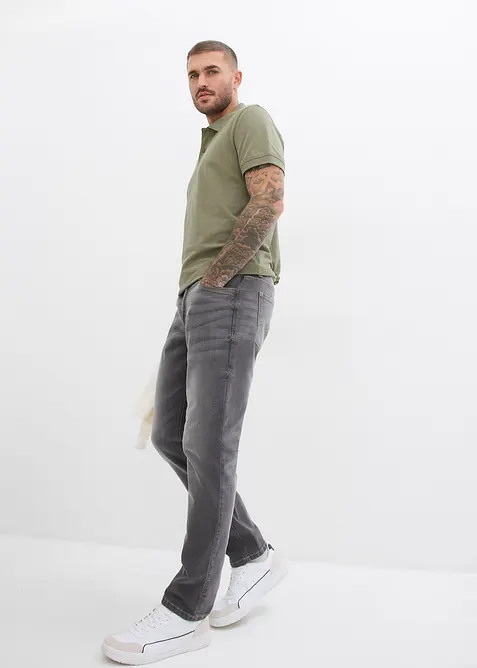 Jeans elasticizzati regular fit, straight, bonprix