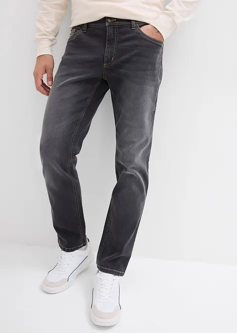 Jeans elasticizzati regular fit, straight, bonprix