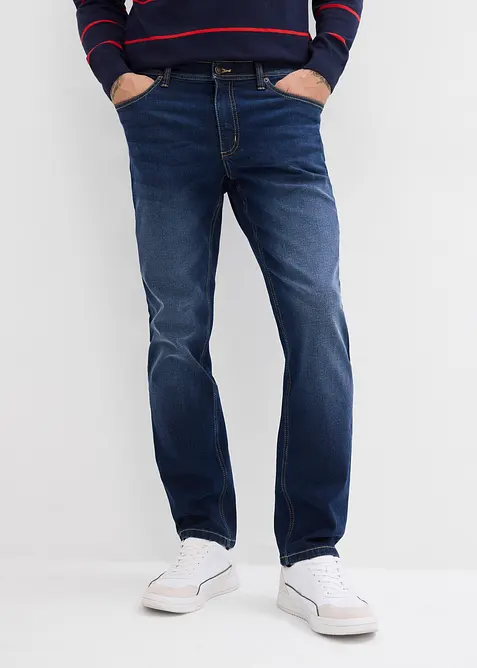 Jeans elasticizzati regular fit, straight, bonprix