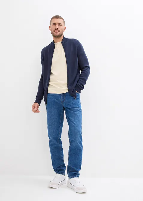 Maglia serafino in puro cotone biologico (pacco da 3), bonprix