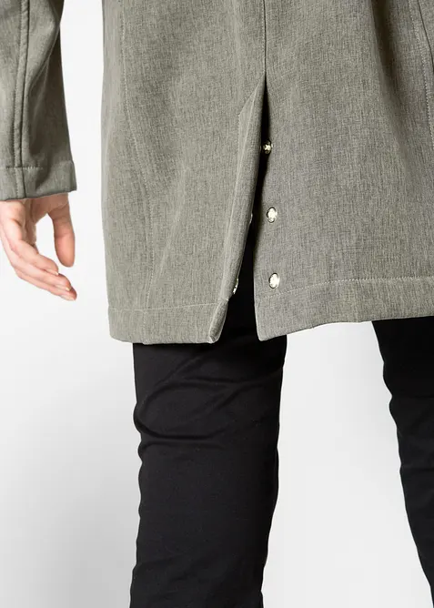 Parka in softshell con cappuccio, bonprix