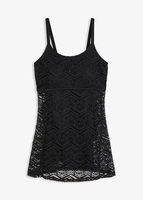 Abito da bagno con pizzo, bonprix