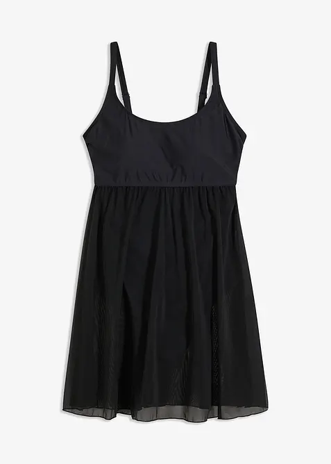 Abito da bagno con mesh trasparente, bonprix