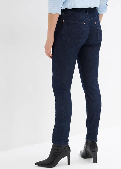 Jeans skinny in cotone biologico, vita media, bonprix