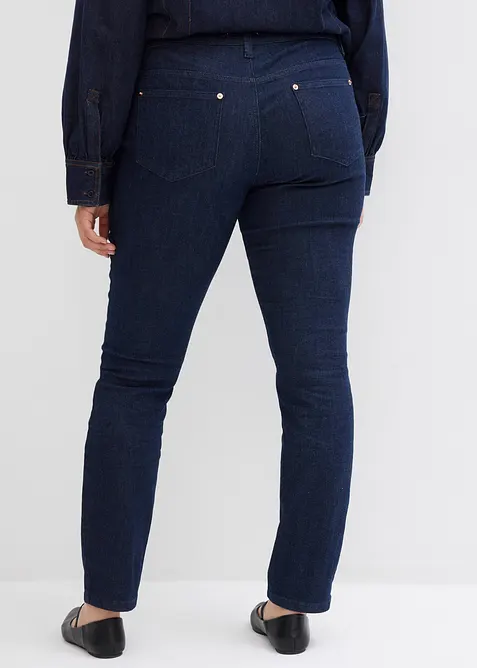 Jeans skinny in cotone biologico, vita media, bonprix