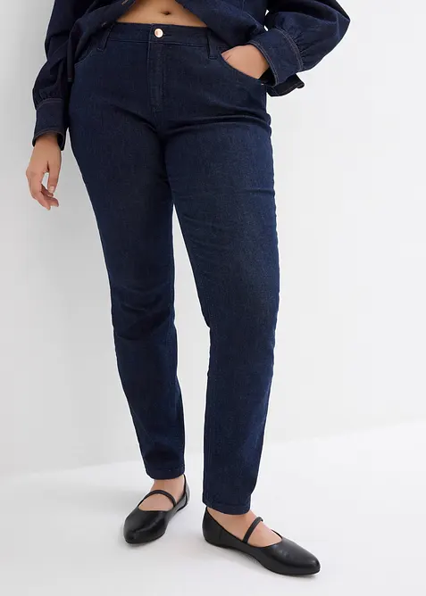Jeans skinny in cotone biologico, vita media, bonprix