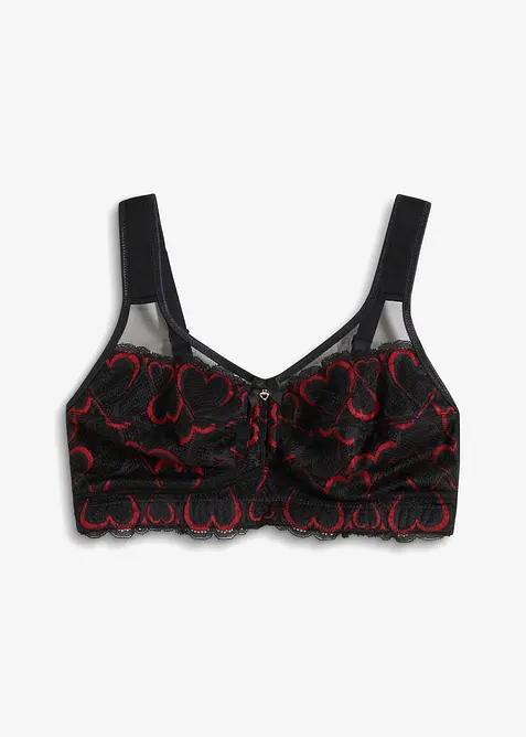 Reggiseno contenitivo senza ferretto con spalline imbottite, bonprix