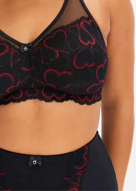 Reggiseno contenitivo senza ferretto con spalline imbottite, bonprix