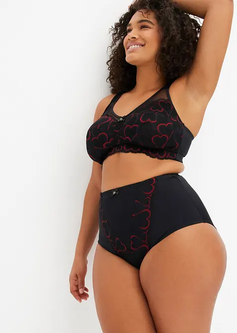 Reggiseno contenitivo senza ferretto con spalline imbottite, bonprix