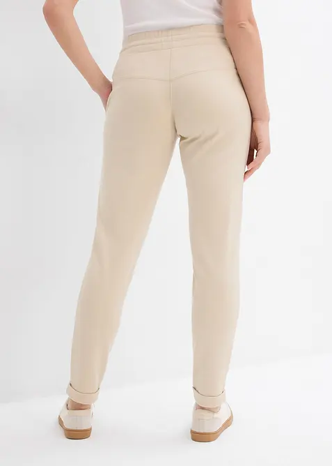 Pantaloni con elastico in vita in misto viscosa, bonprix