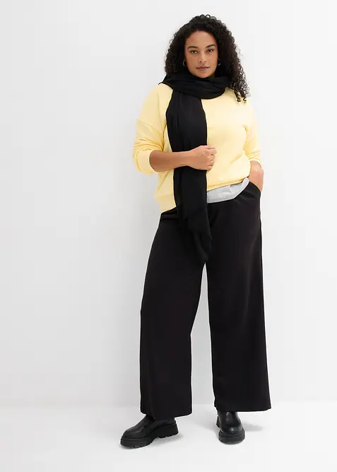 Felpa oversize in puro cotone, bonprix