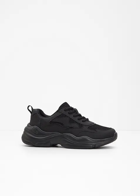 Chunky sneaker con inserto in mesh, bonprix