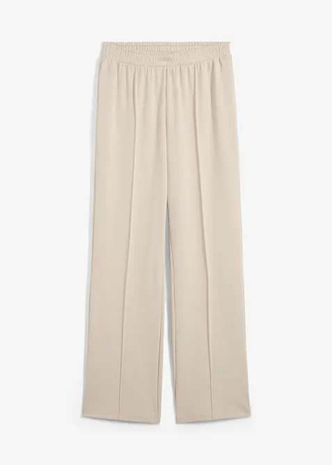 Pantaloni in felpa di misto viscosa morbido, bonprix