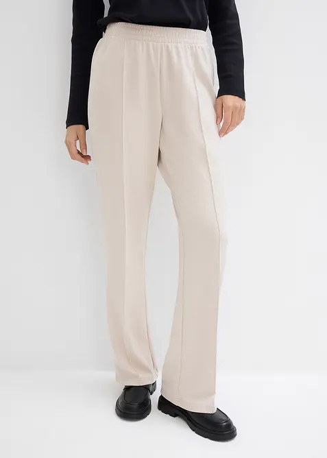 Pantaloni in felpa di misto viscosa morbido, bonprix