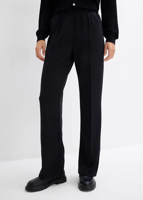 Pantaloni in felpa con viscosa, bonprix