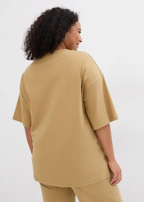 Maglia lunga in interlock, bonprix