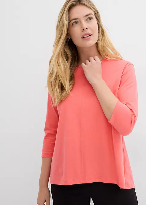 Maglia boxy in cotone biologico, bonprix