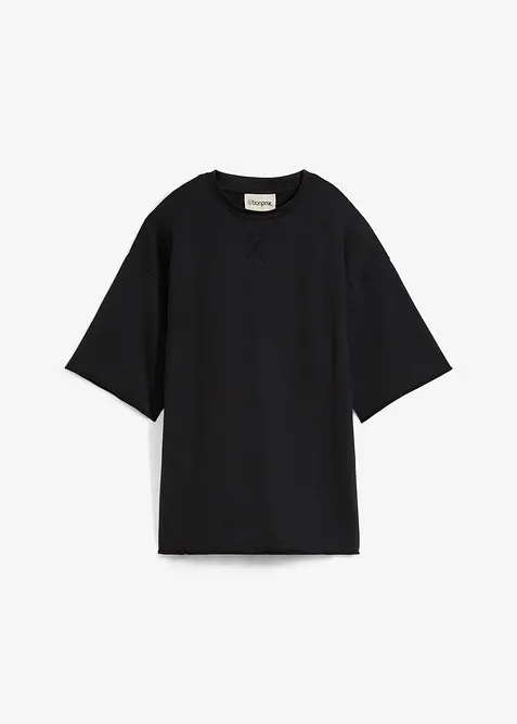 Felpa lunga in puro cotone, bonprix