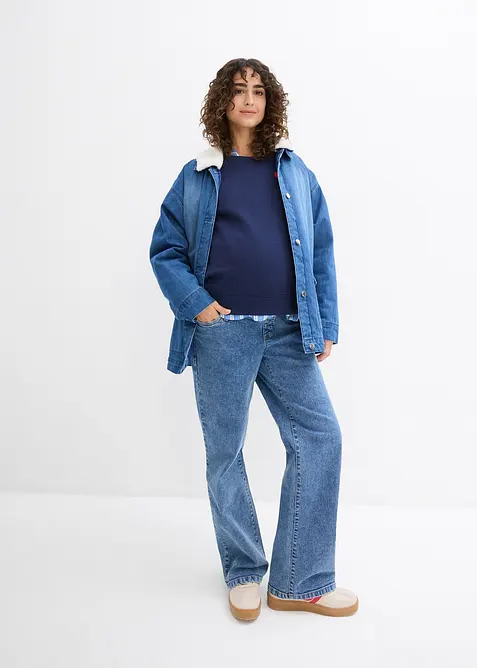 Felpa prémaman / da allattamento 2 in 1 in cotone biologico, bonprix