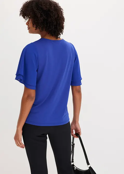 Maglia con maniche in chiffon, bonprix