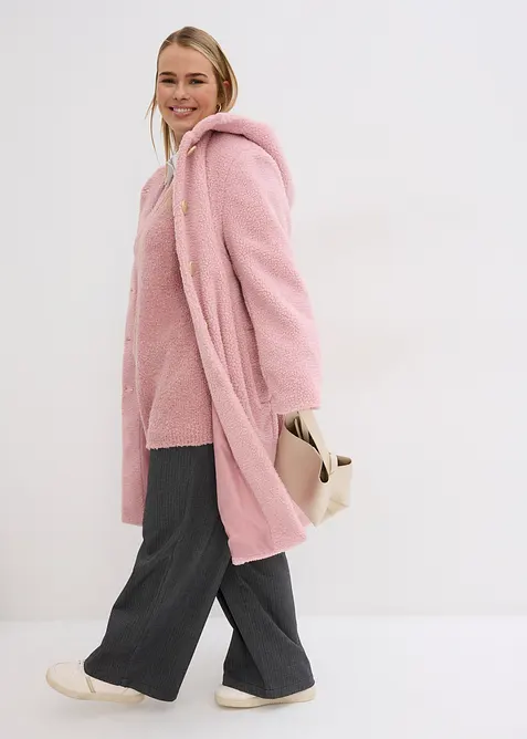 Maglione in filato grosso con scollatura a V, bonprix