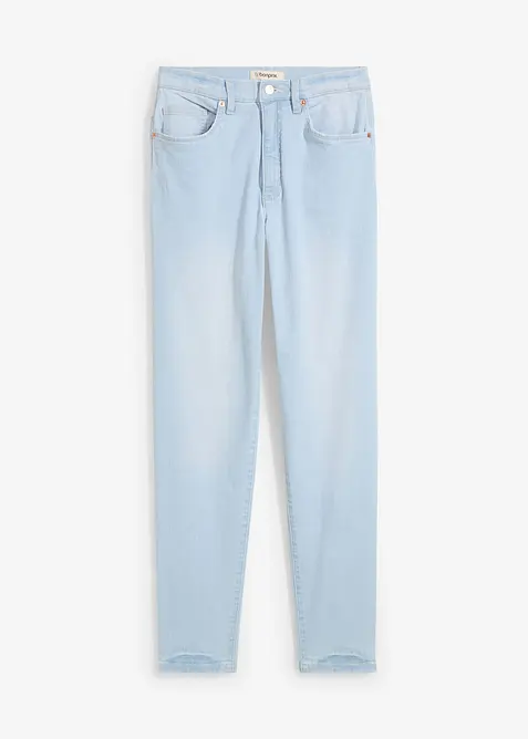 Mom jeans cropped, vita alta, bonprix