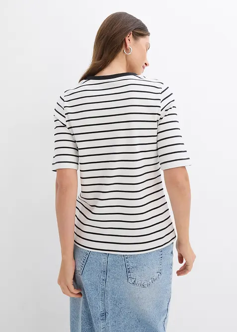 T-shirt in puro cotone biologico pesante, bonprix