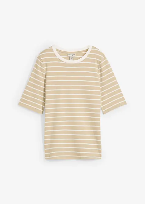 T-shirt in puro cotone biologico pesante, bonprix