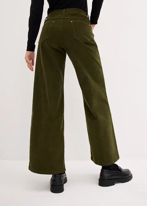 Pantaloni larghi di velluto a coste, bonprix