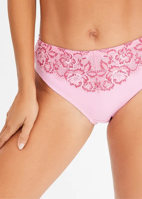 Slip alto con pizzo delicato, bonprix