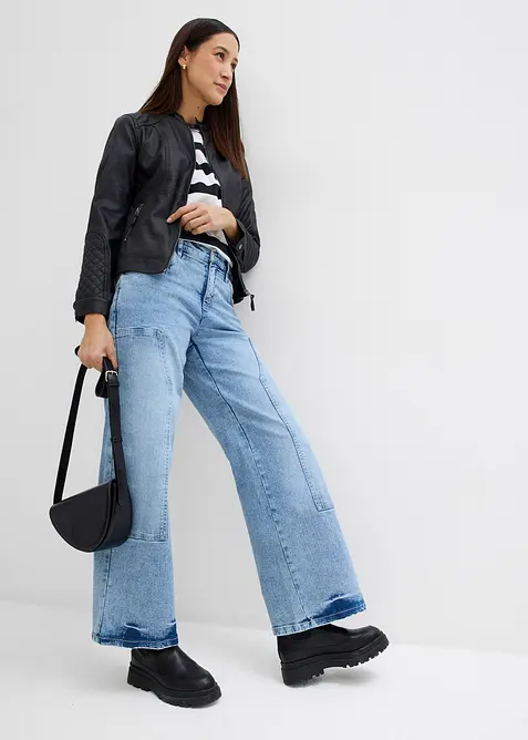 Maxi maglia in puro cotone biologico, bonprix