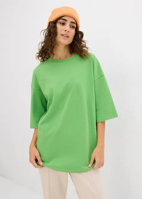 Maglia lunga in interlock, bonprix