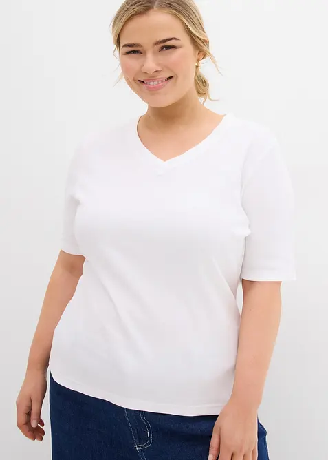 Maglia a costine (pacco da 2), bonprix