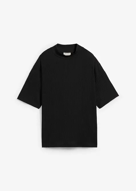 Maglia in cr&ecirc;pe strutturato, bonprix