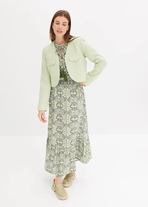 Blazer corto in boucl&eacute;, bonprix