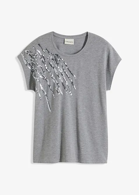 Maglia con paillettes, bonprix