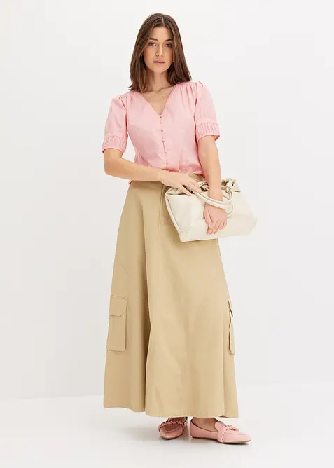 Camicetta con maniche a sbuffo, bonprix