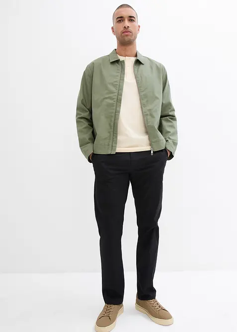 Maglia serafino in puro cotone biologico (pacco da 3), bonprix