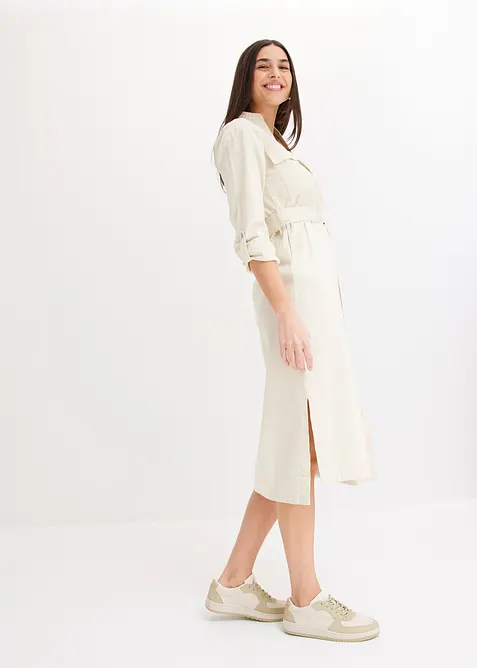 Abito chemisier in lunghezza midi, bonprix