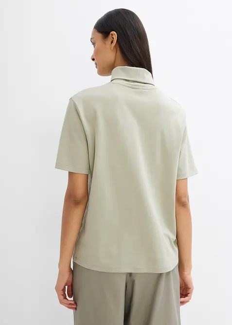 Maglia a collo alto in puro cotone biologico, bonprix