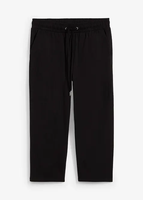 Pantaloni in felpa di cotone elasticizzato, bonprix