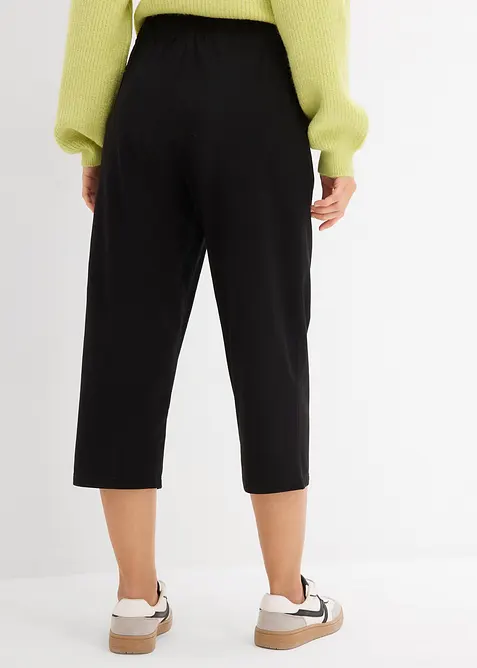 Pantaloni in felpa di cotone elasticizzato, bonprix