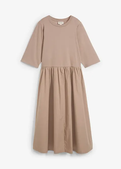 Abito midi in puro cotone, bonprix