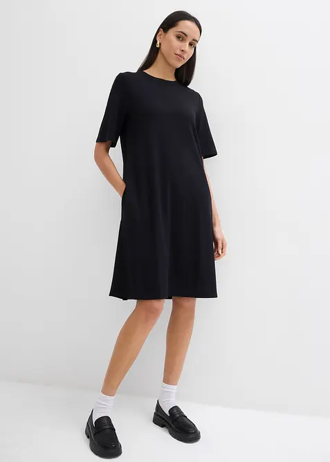 Abito in maglina di misto viscosa, bonprix