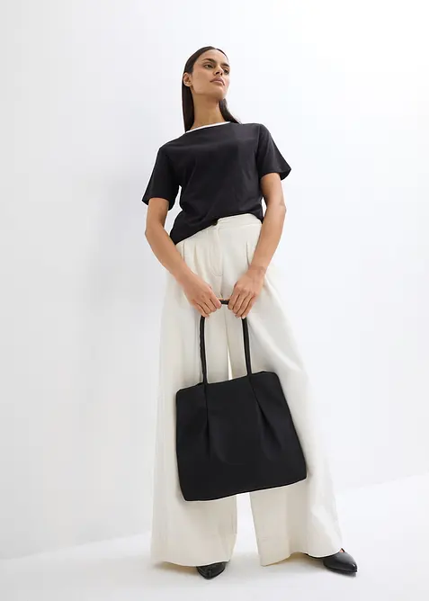 T-shirt con dettaglio a contrasto, bonprix