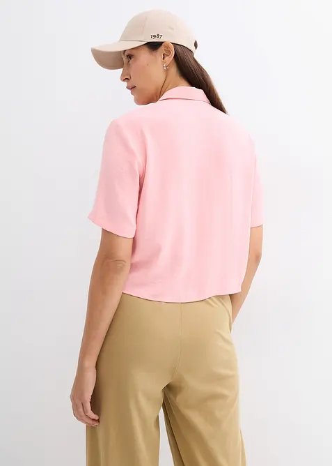 Camicetta boxy in cr&ecirc;pe leggero, bonprix