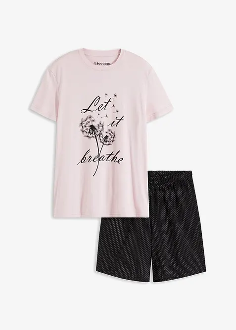 Pigiama estivo con pantaloncini corti, bonprix